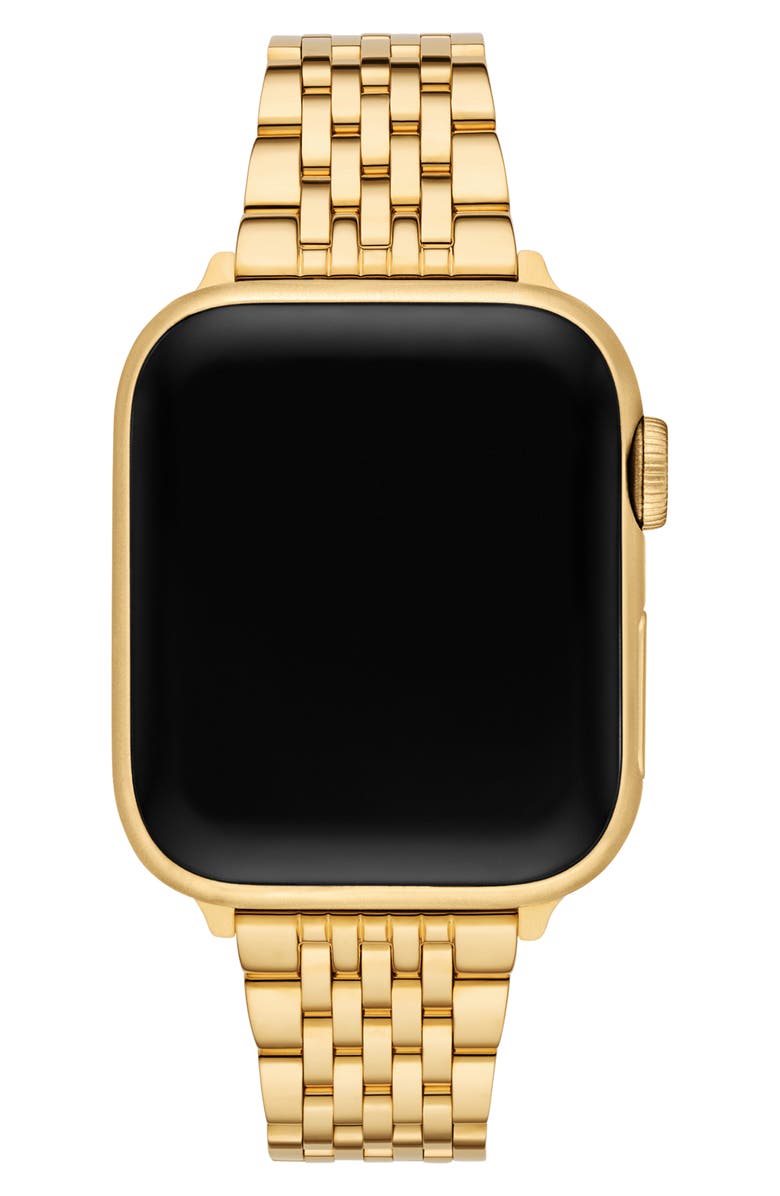 MICHELE Tapered Apple Watch<sup>®</sup> Bracelet Watchband, Main, color, Gold