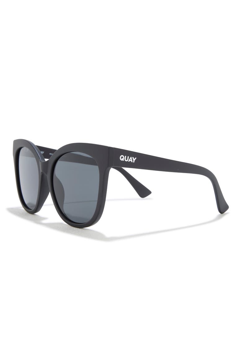 Australia It's My Way 55mm Cat Eye Sunglasses, Alternate, color, BLACK / SMOKE