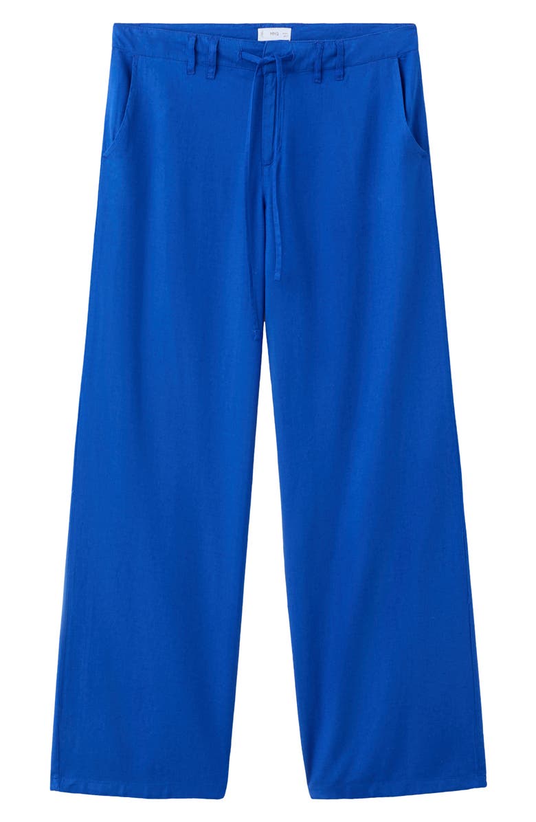 MANGO TEEN Straight Leg Pants, Alternate, color, Vibrant Blue