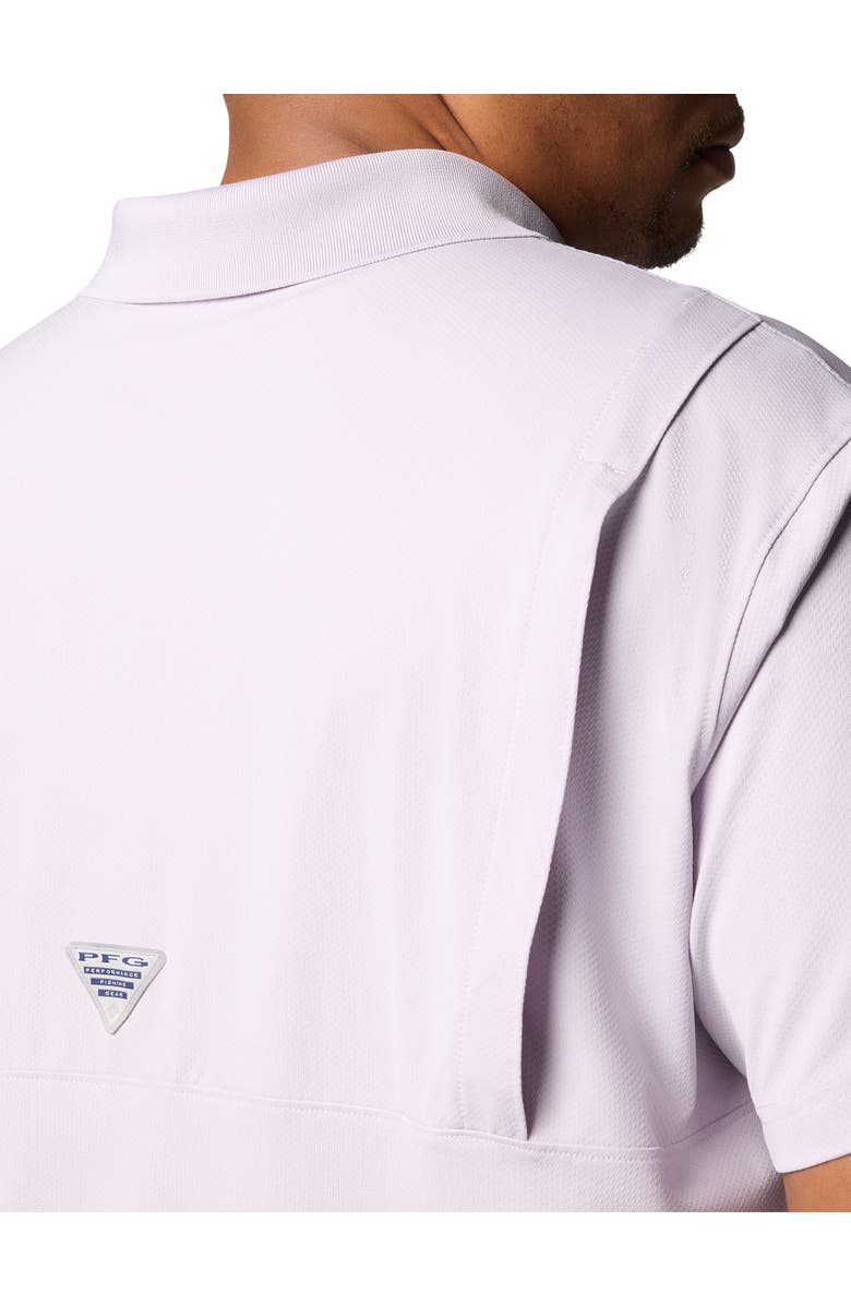 Columbia Big & Tall Low Drag Offshore Polo Shirt, Alternate, color, Lavender Pearl