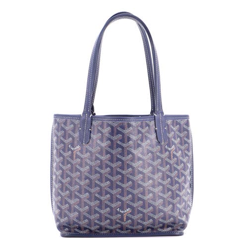 Anjou Reversible Tote Coated Canvas Mini