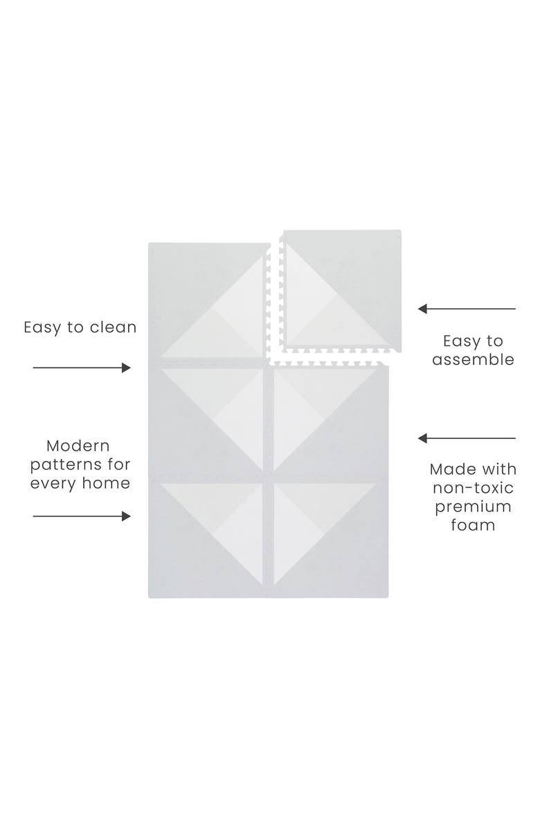 Toddlekind FoamPuzzle Baby Play Mat, Alternate, color,