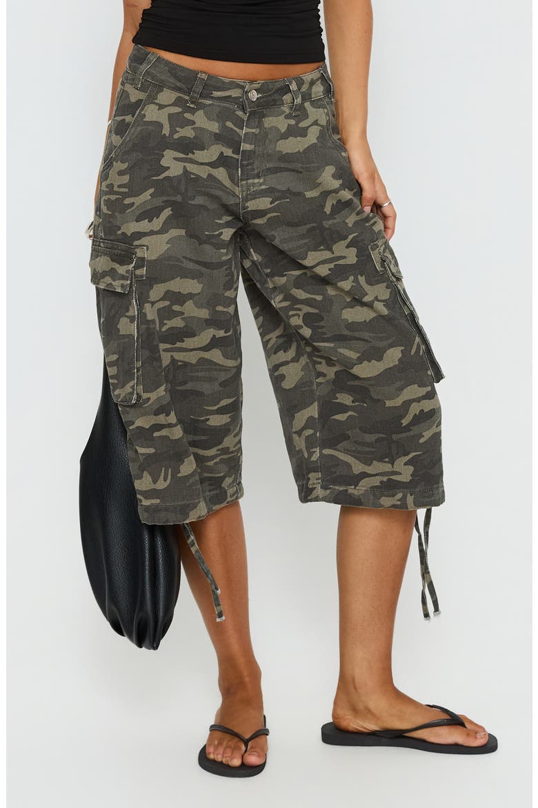 Hudsen Camo Longline Cargo Shorts, Main, color, CAMO
