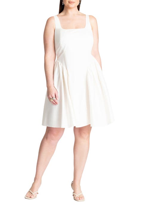 Bow Back Mini Dress (Plus)