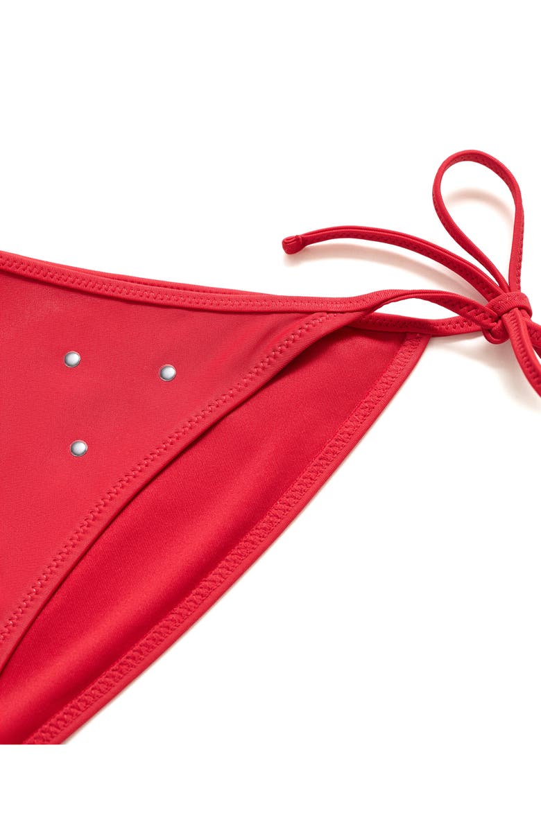 MANGO Studded Bikini Bottoms, Alternate, color, 