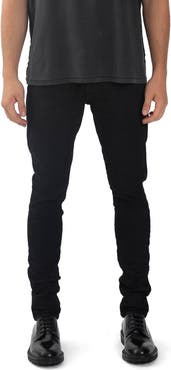 PURPLE BRAND Resin Coated Skinny Jeans