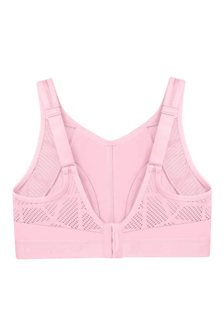 No-Bounce Camisole Sports Bra, Alternate, color, PARFAIT PINK