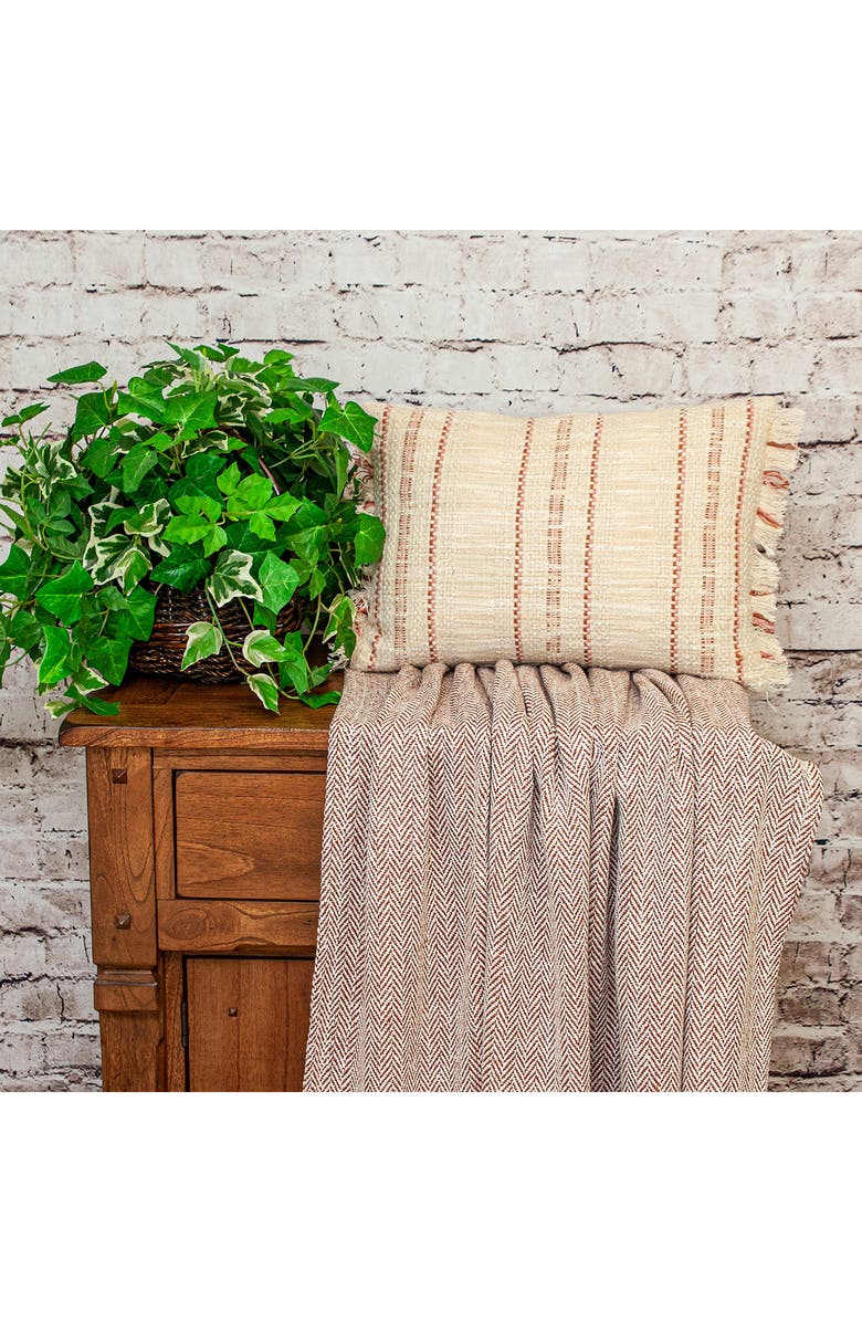 PARKLAND COLLECTION Stripe Accent Pillow, Alternate, color, 