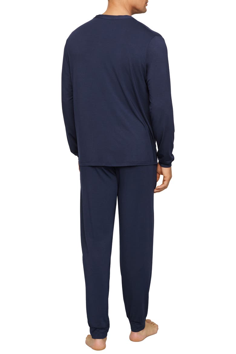 Henry Long Pajama Set, Alternate, color, NAVY