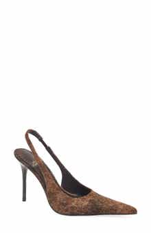 Jeffrey Campbell You Wish Genuine Calf Hair Pointed Toe Pump