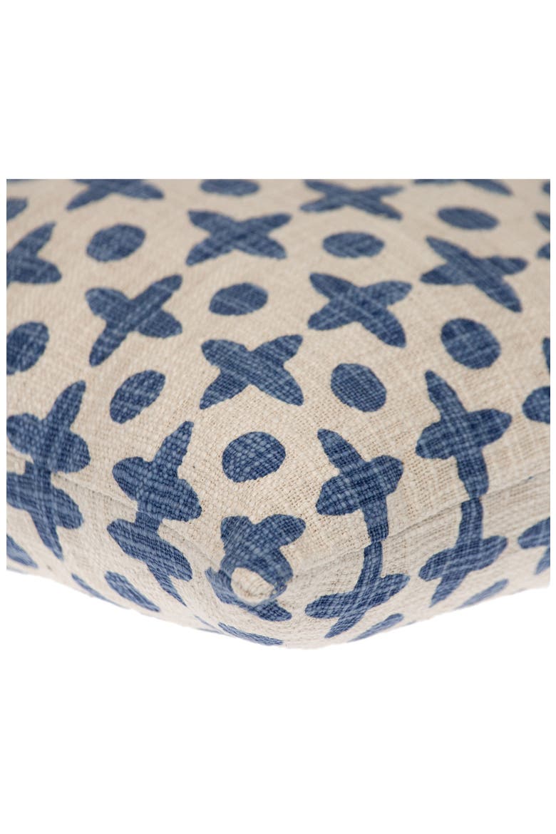 Geometric Throw Pillow, Alternate, color, BLUE