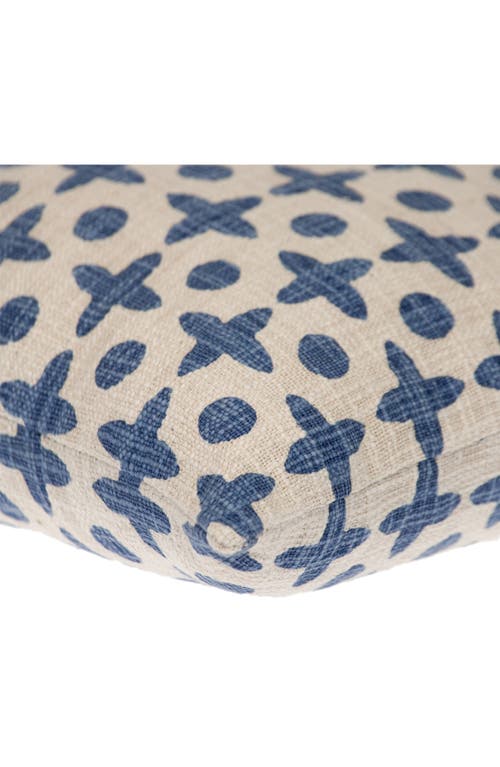 Parkland Collection Geometric Throw Pillow In Blue