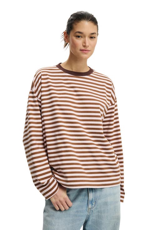 Women's Oversized Boxy Long Sleeve Tee