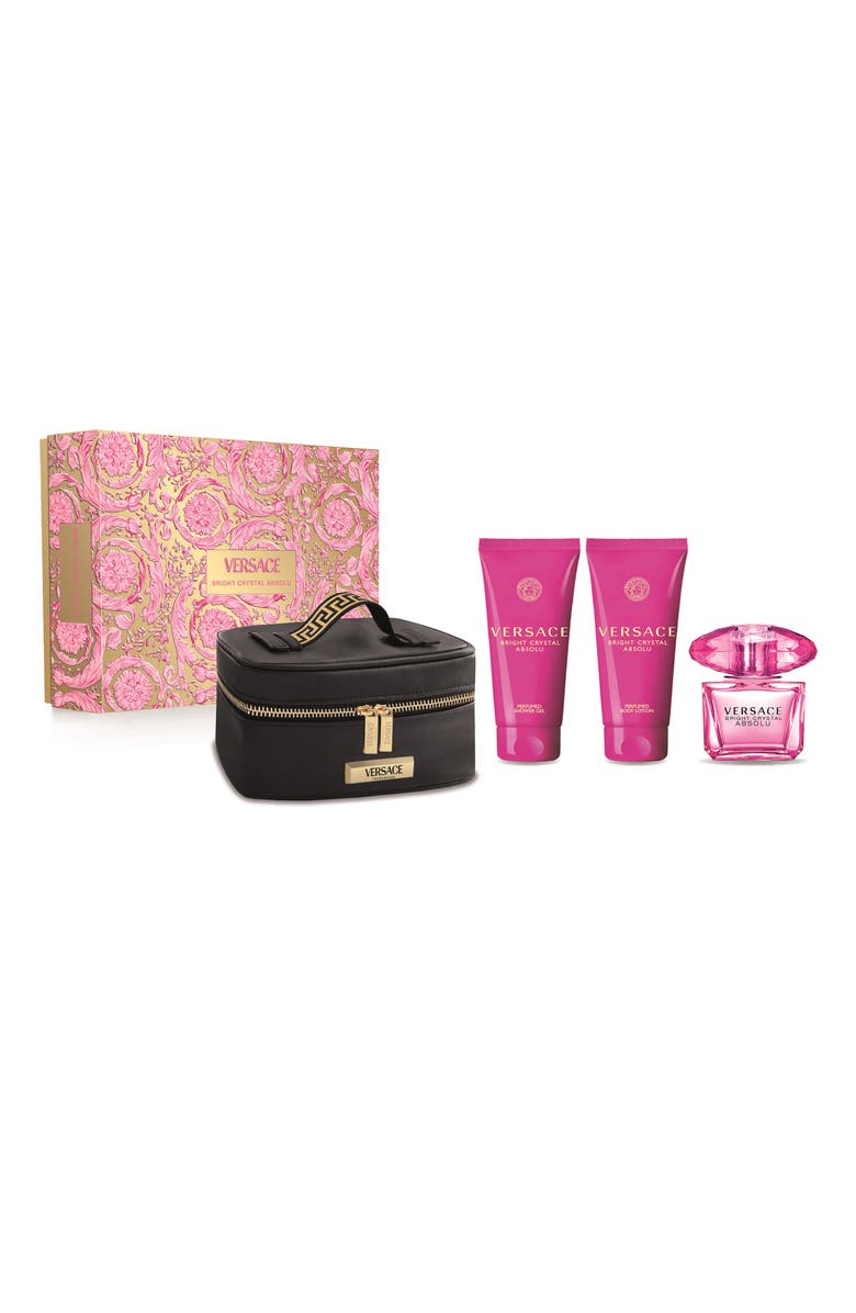Versace Bright Crystal Absolu Eau de Parfum Gift Set (Limited Edition) $203 Value, Main, color, 