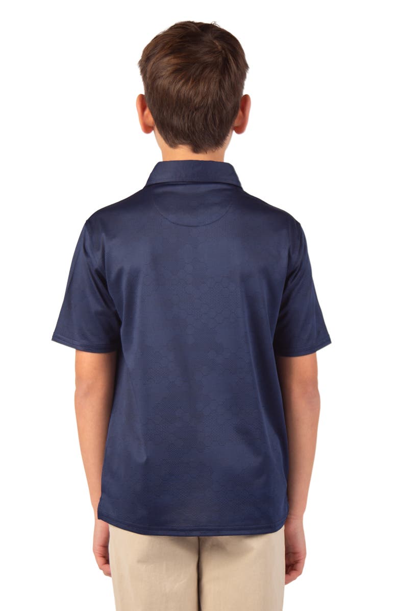 TailorByrd Kids' Honeycomb Jacquard Polo, Alternate, color,