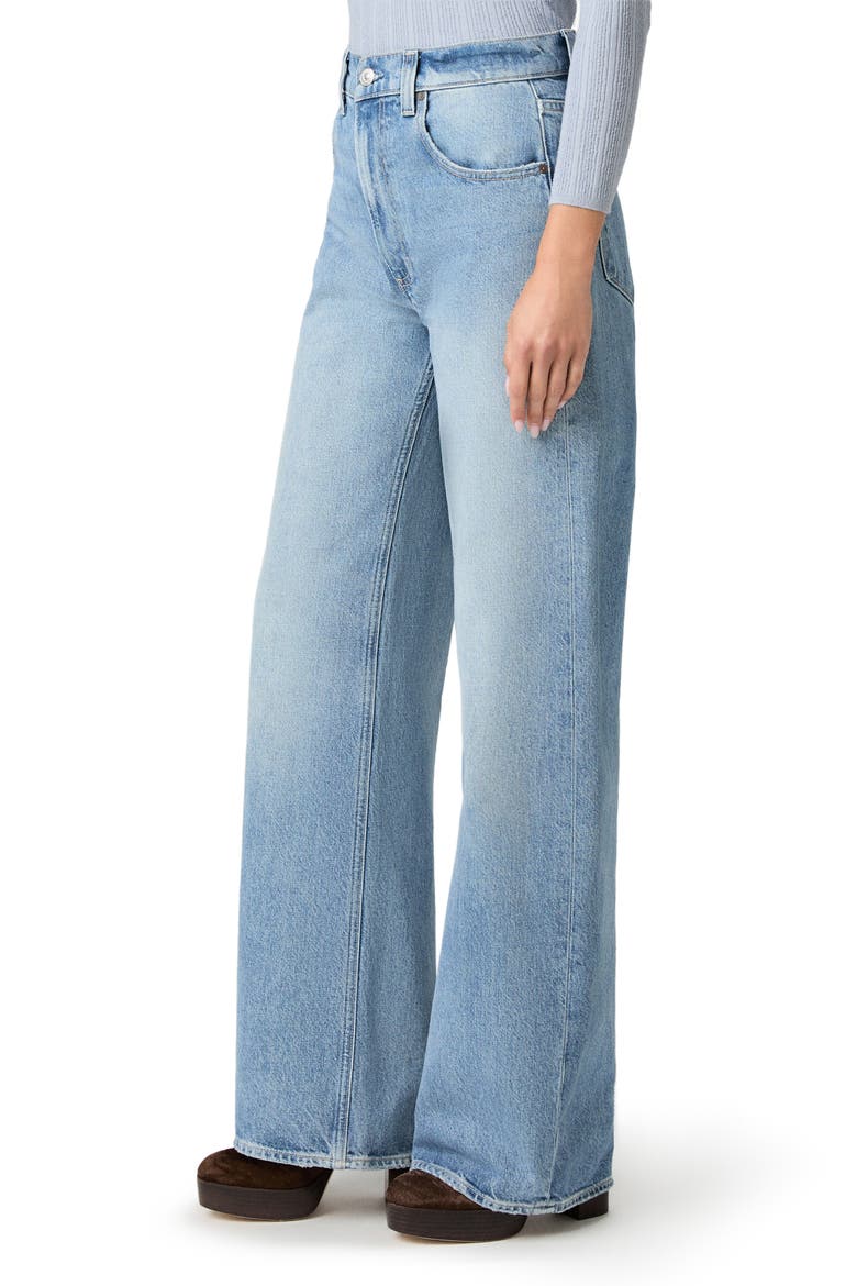 Arellia High Waist Barrel Jeans, Alternate, color, CAMEMBERT
