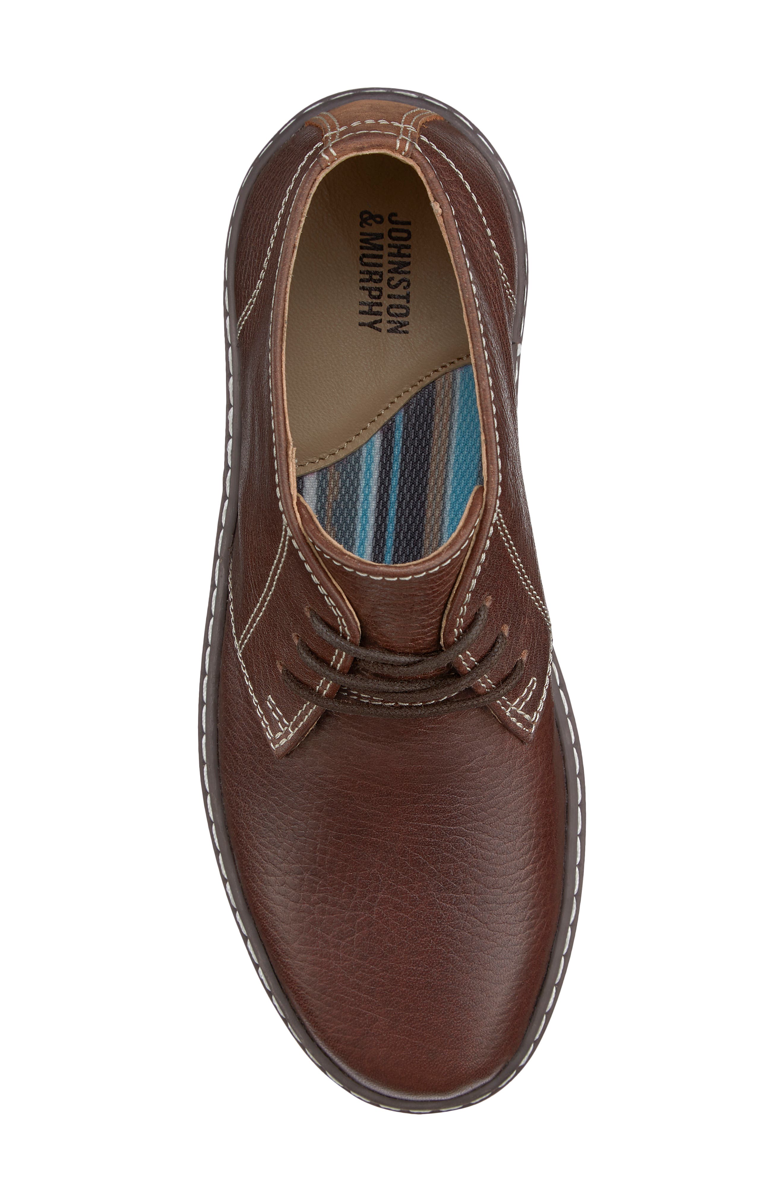 Kids' McGuffey Chukka Boot, Alternate, color, MAHOGANY FULL GRAIN
