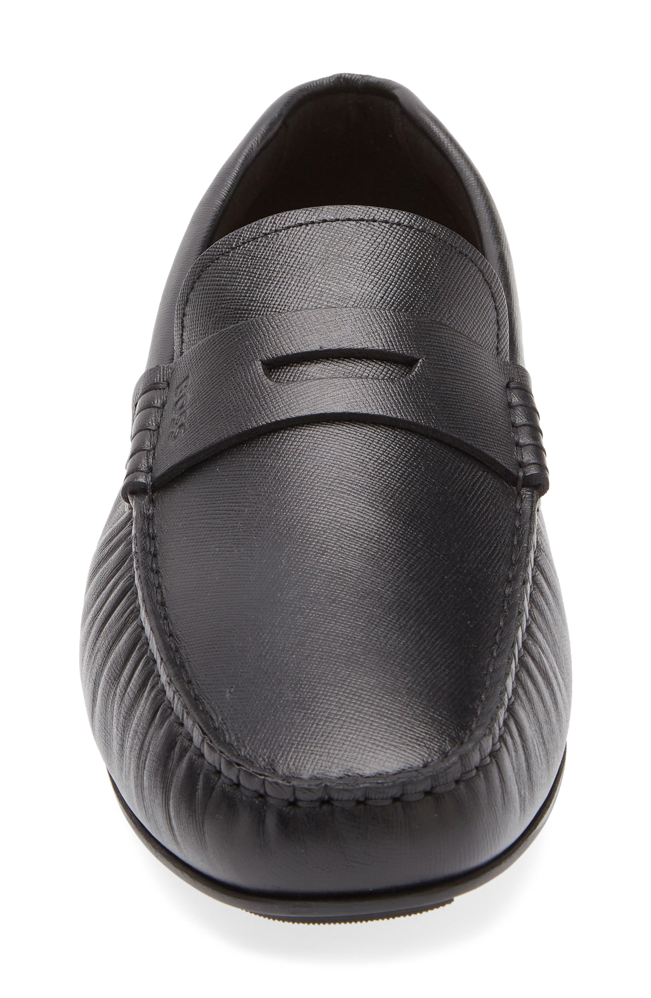 BOSS Noel Penny Loafer, Alternate, color, Black