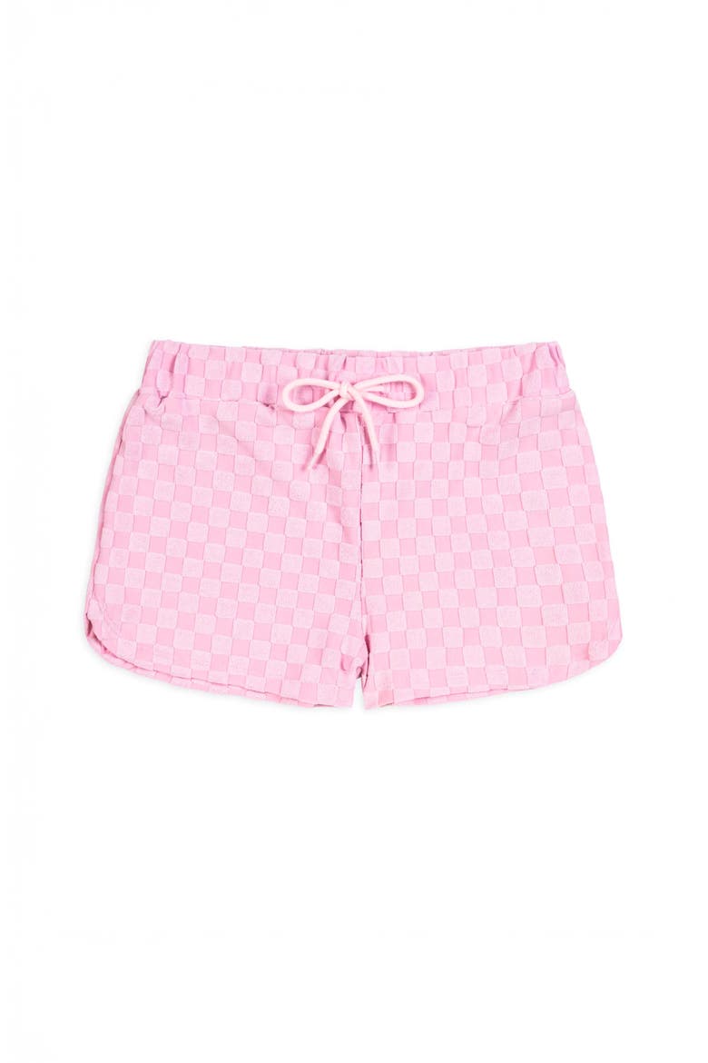 Lightweight Terry Shorts, Alternate, color, Candy Pink