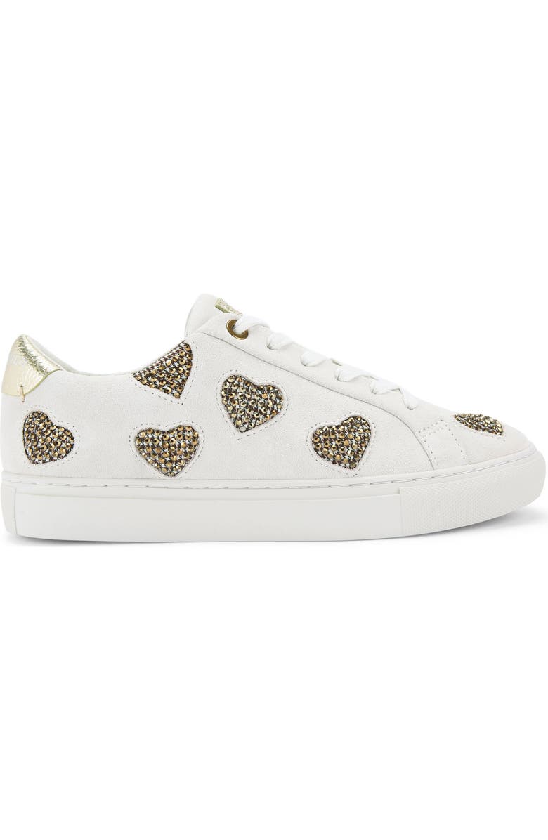 Kurt Geiger London Lane Love Sneaker, Alternate, color, Beige