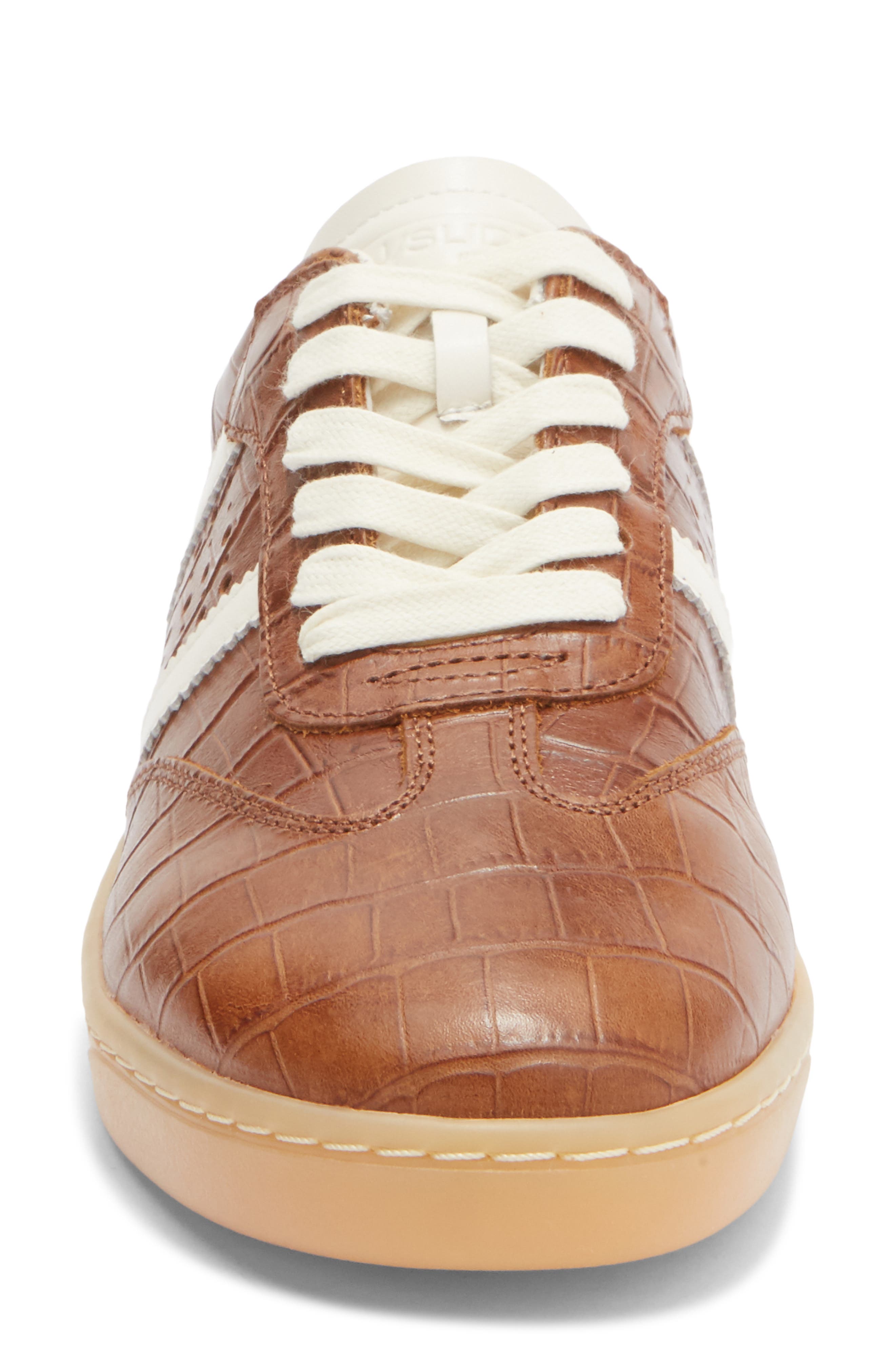 JSlides Hunter Leather Sneaker, Alternate, color, Tan