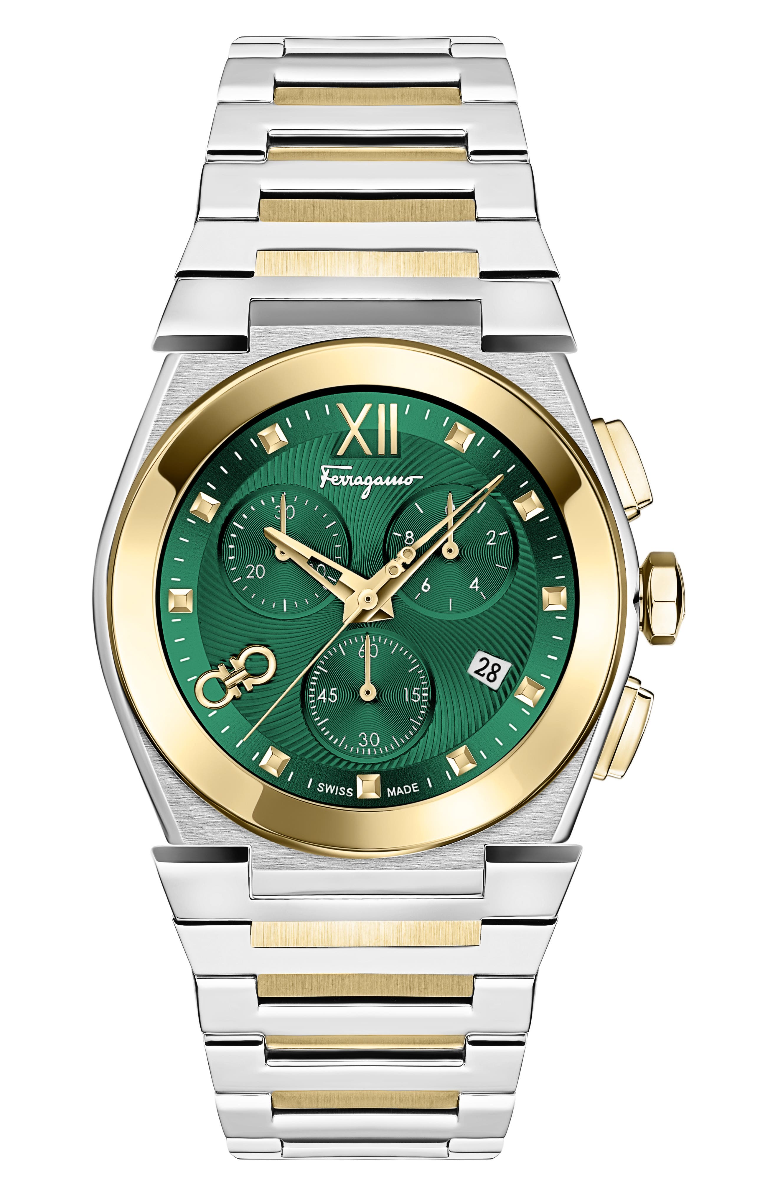 FERRAGAMO Vega Chronograph Bracelet Watch, 42mm