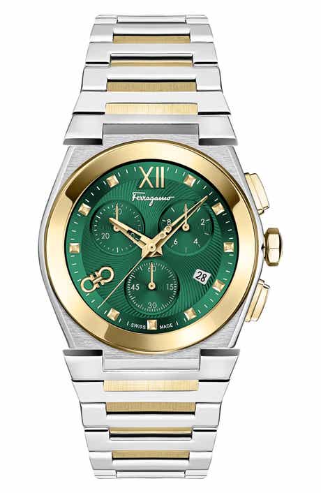 FERRAGAMO Vega Chronograph Bracelet Watch, 42mm