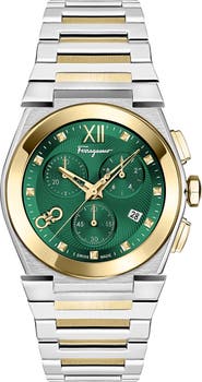FERRAGAMO Vega Chronograph Bracelet Watch, 42mm