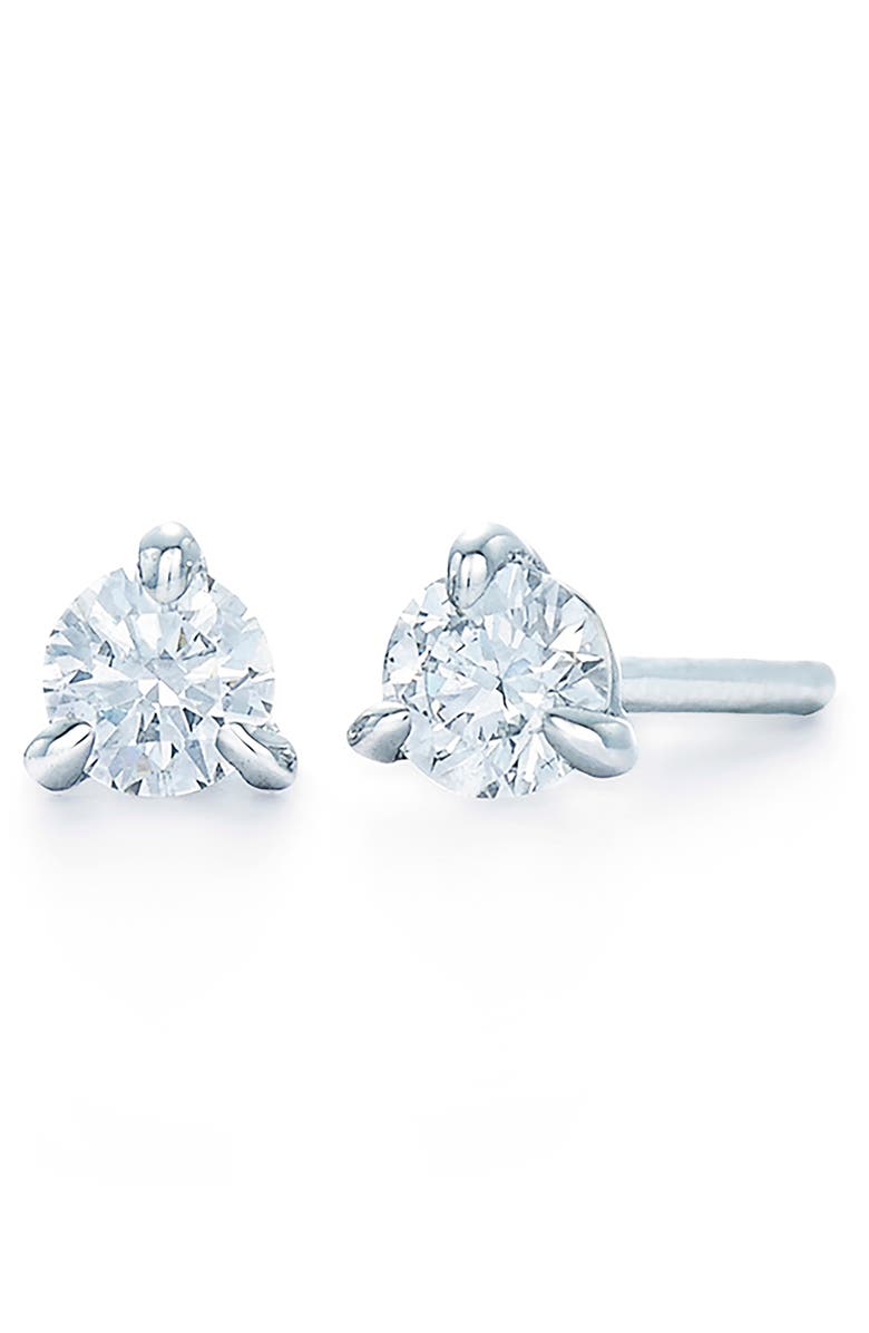 Kwiat Kwait Platinum Diamond Stud Earrings - 0.25 ctw, Main, color, 