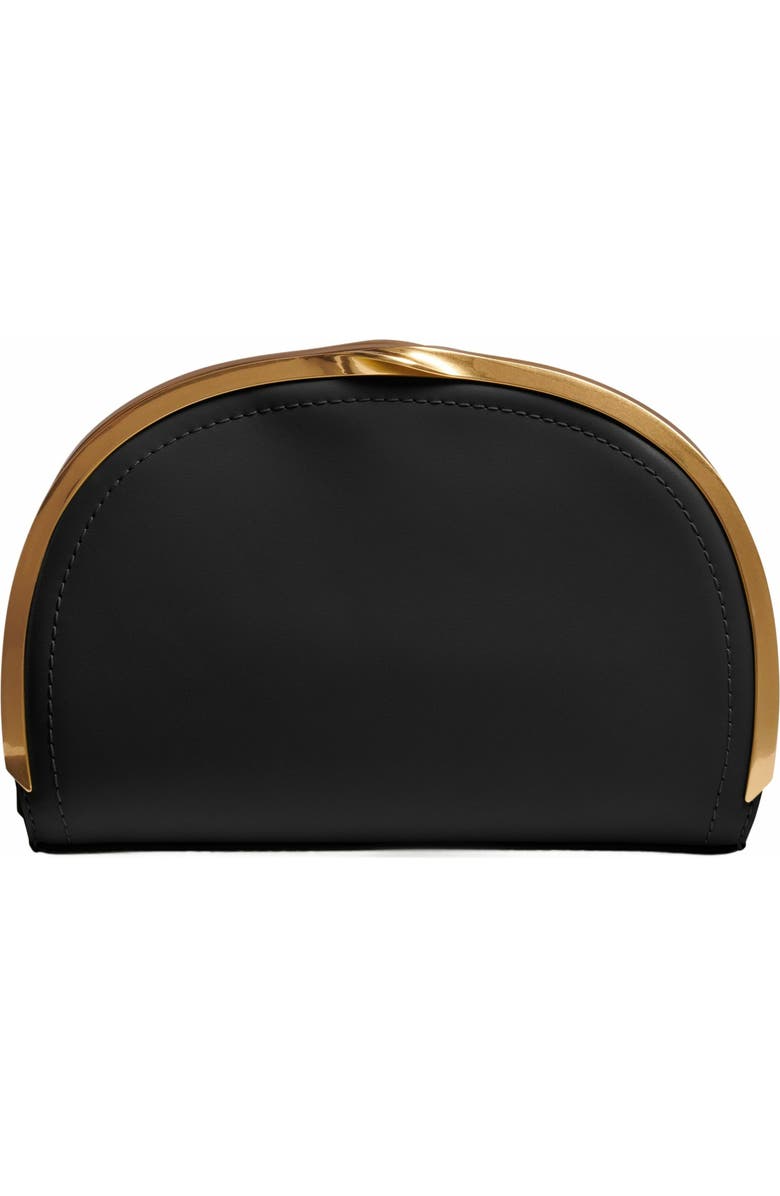 Donna Karan New York Lawrence Clutch, Alternate, color, Black/Gold