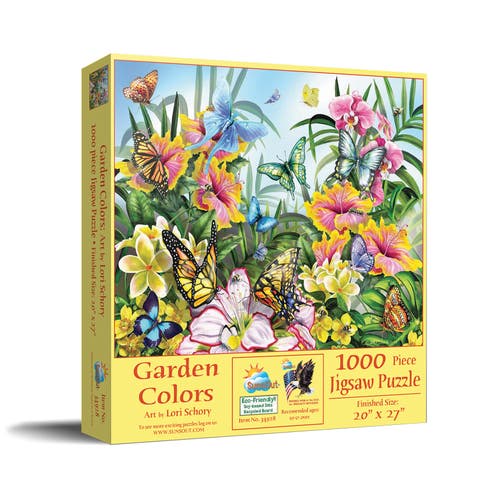 Garden Colors 1000 piece Jigsaw Puzzle for Adults