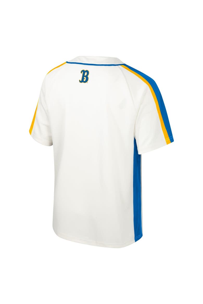 Men's Colosseum Cream UCLA Bruins Ruth Button-Up Baseball Jersey, Alternate, color, Cream