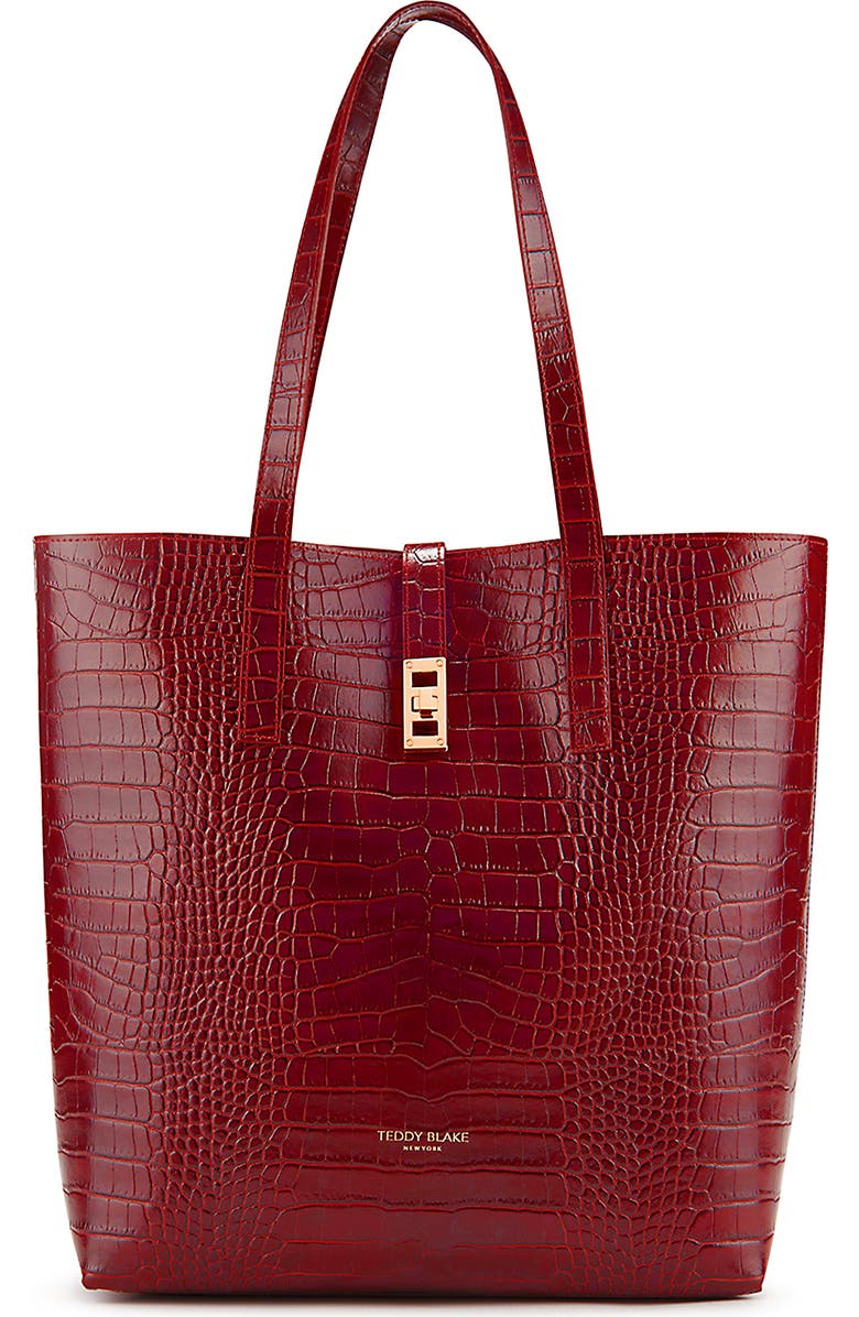 Teddy Blake Nina Croco 12", Main, color, Darkred