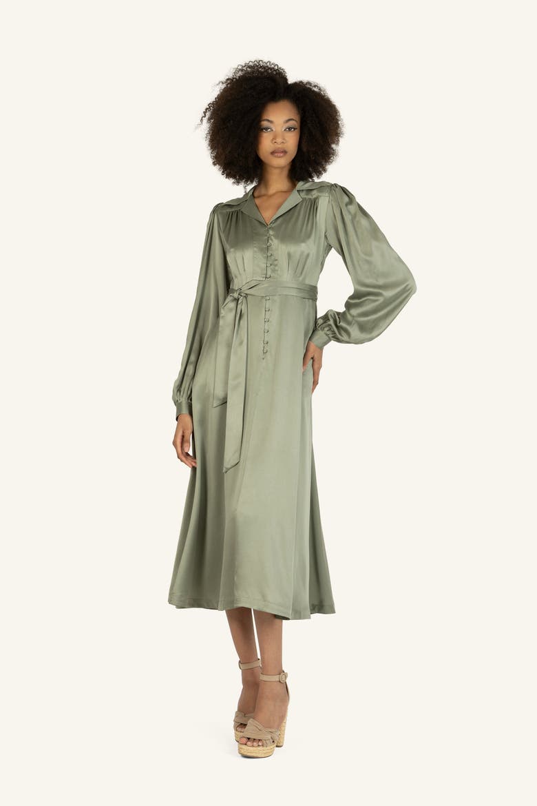 Polly Dress, Main, color, Lauren Green