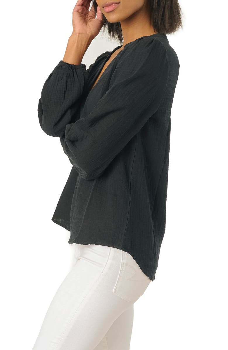 GIBSONLOOK Cotton Gauze Blouse, Alternate, color, 