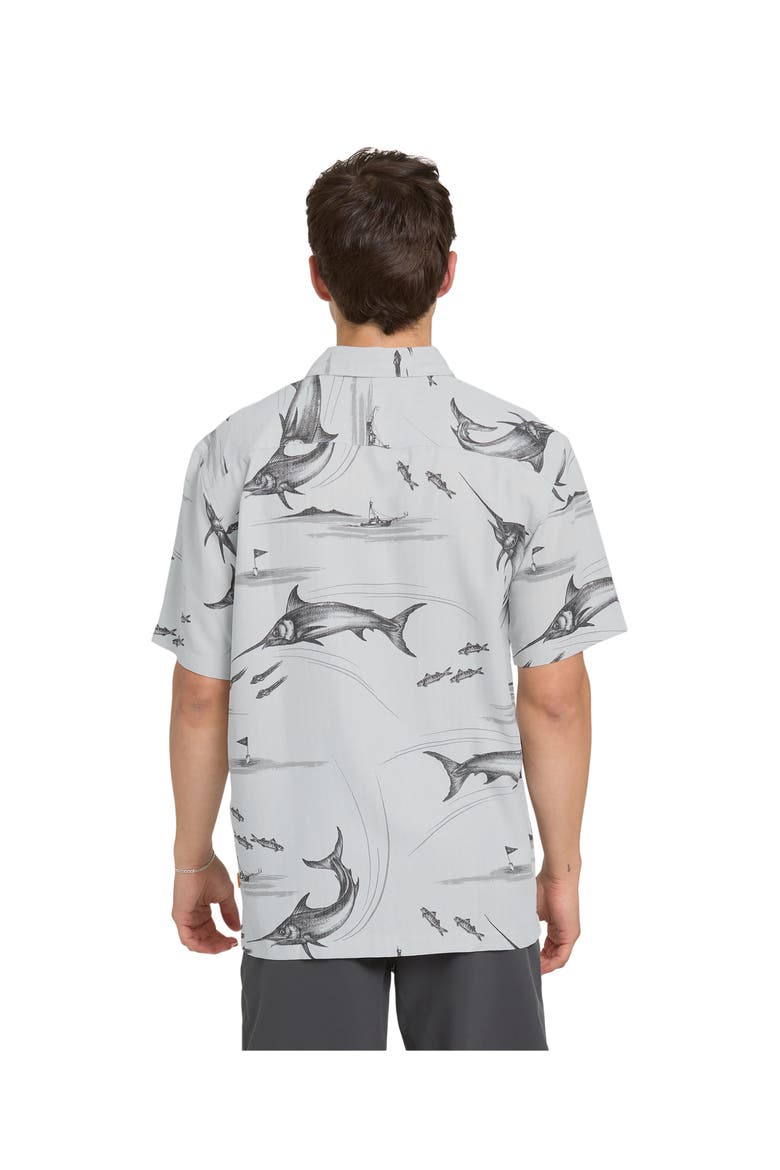 Fish On Short Sleeve Shirt, Alternate, color, HIGH RISE
