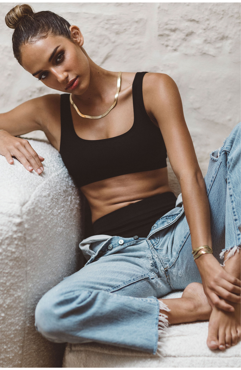 LDMA High Sculpt Thong Rib, Alternate, color, Black