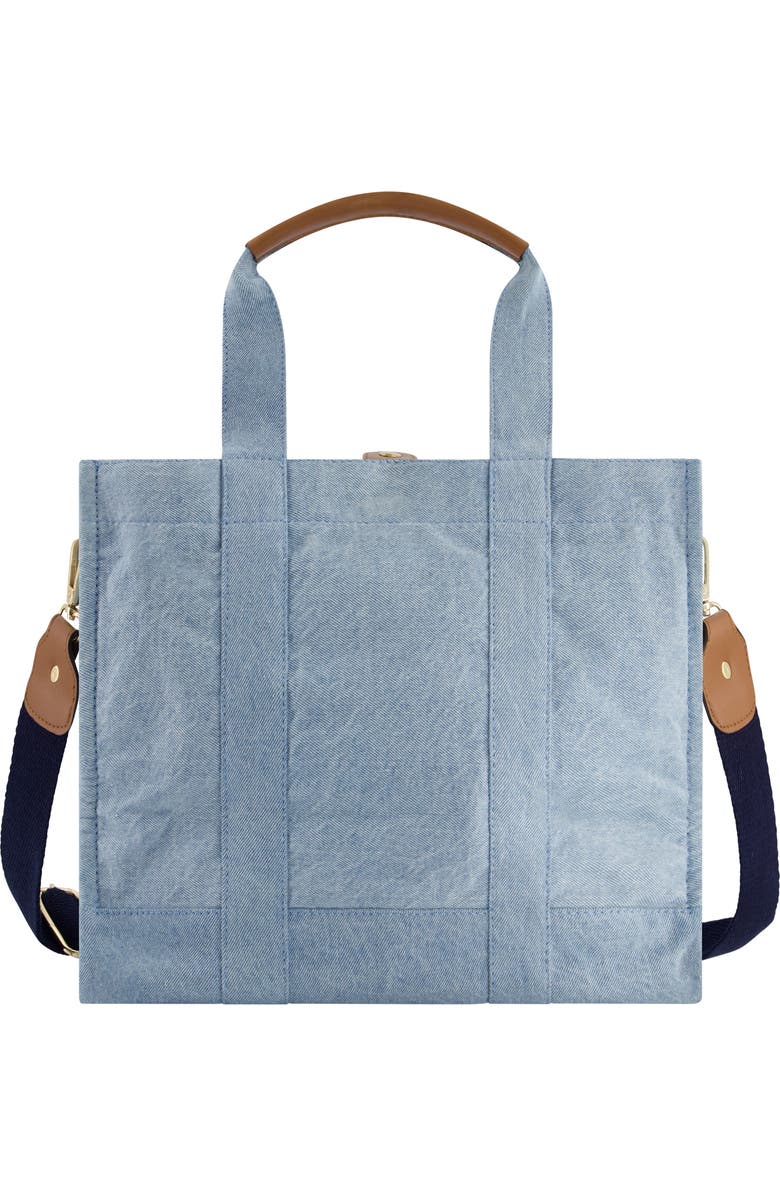 C & C California Medium Denim Tote Bag, Alternate, color, Denim