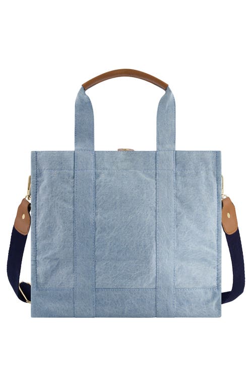 USPA ACCESSORIES C & C CALIFORNIA MEDIUM DENIM TOTE BAG