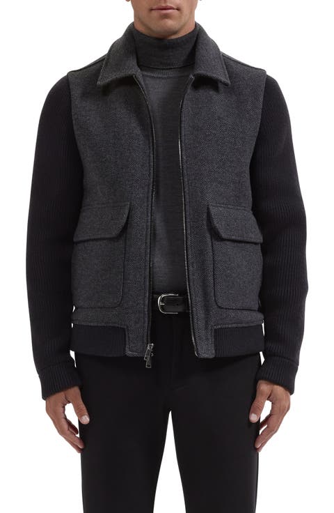 Hybrid Knit Blouson Jacket