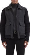 Bugatchi Hybrid Knit Blouson Jacket