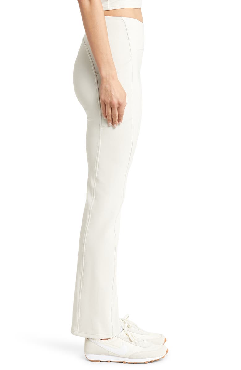 Zella Interlude Rib High Waist Pocket Leggings, Alternate, color,