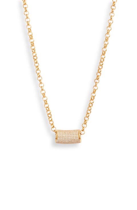 Signature Tube Pendant Necklace