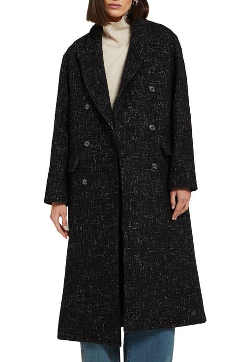 Wool-Blend Double-Breasted Coat