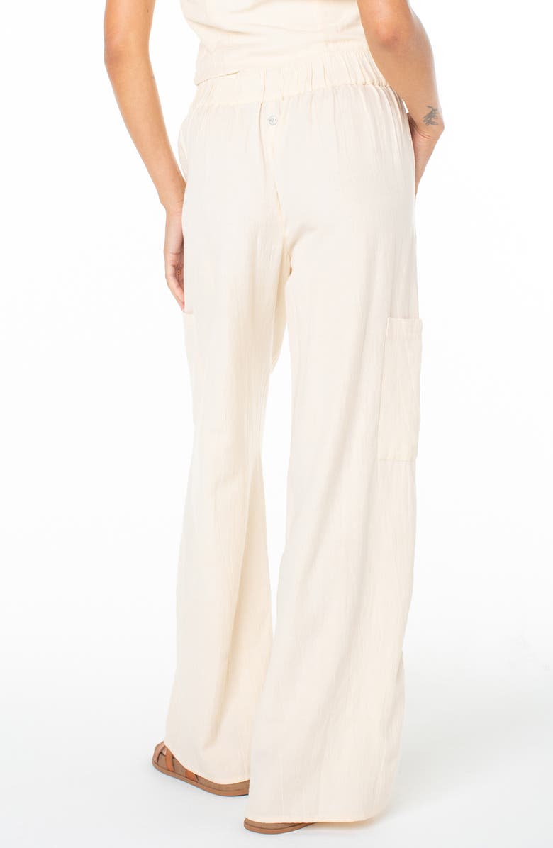 Roxy Maui Sessions Wide Leg Cotton Pants, Alternate, color, 