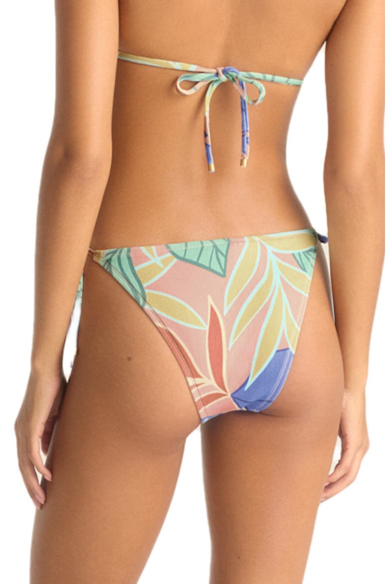 Elle Side Tie Bikini Bottoms, Alternate, color, RETRO JUNGLE