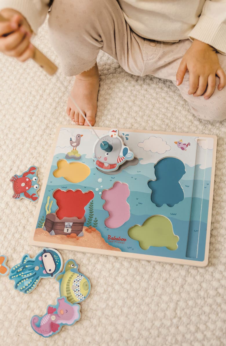 Bababoo and friends<sup>®</sup> Wilma Whale Loves the Sea Fishing Game Puzzle, Alternate, color, Blue