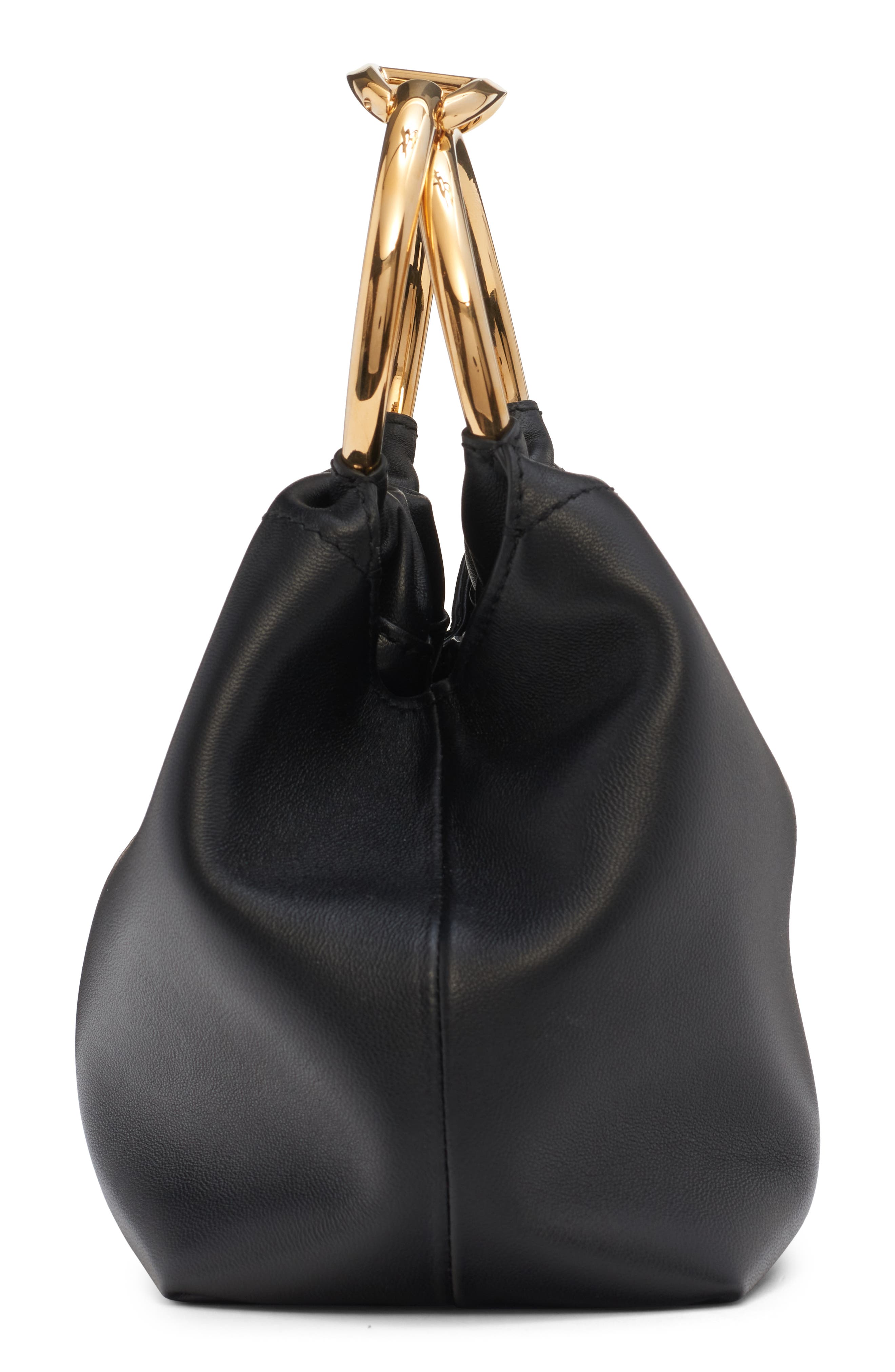 Valentino Garavani Small Carry Secrets Leather Bucket Bag, Alternate, color, 