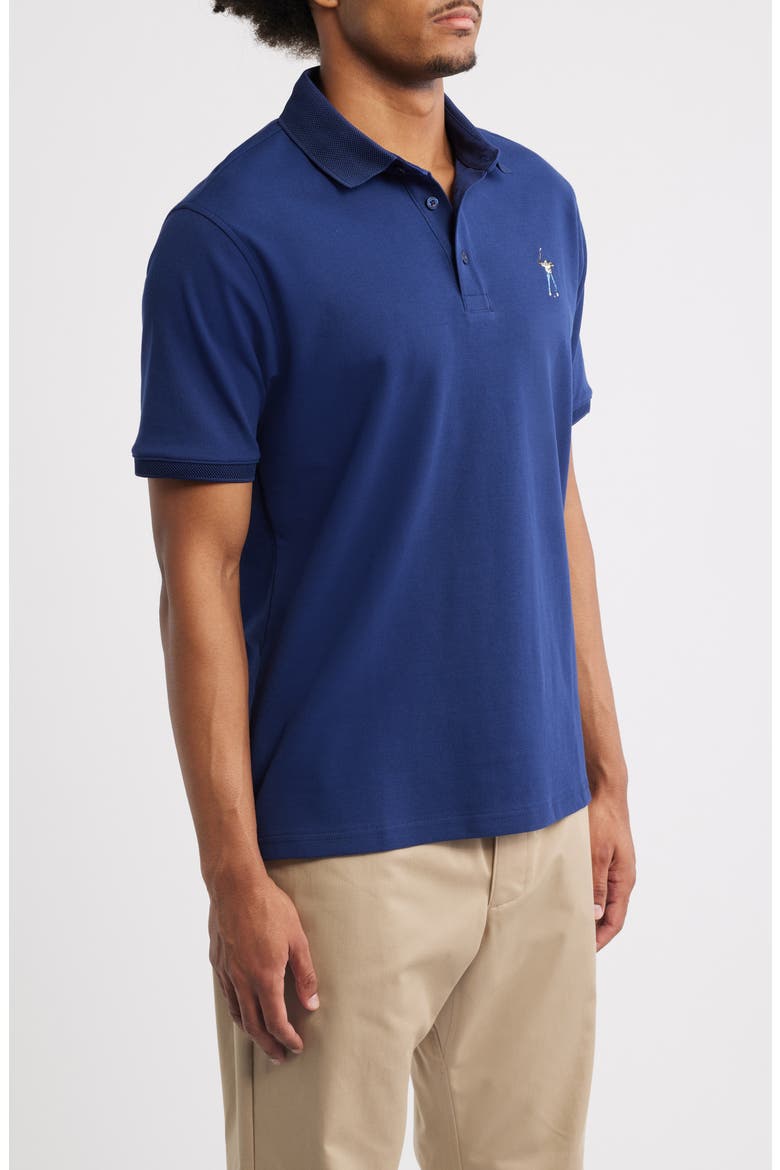 Core Cotton Blend Piqué Polo, Alternate, color, NAVY
