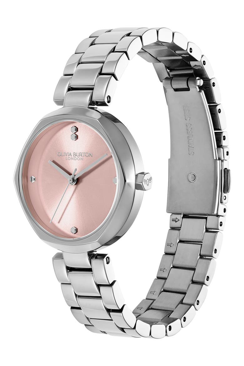 Dimension Bracelet Watch, 32mm, Alternate, color, PINK